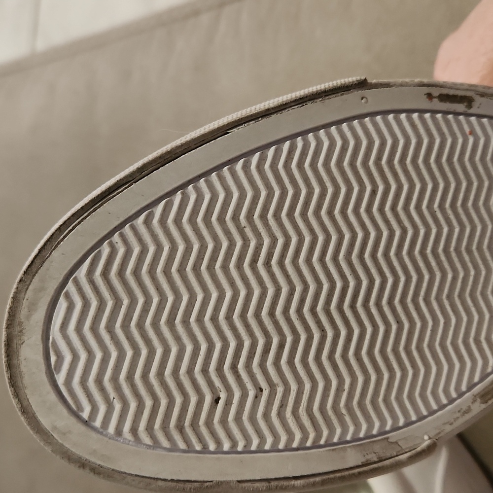 Tommy Hilfiger Off-White Canvas Sneakers - Picture 7 of 9